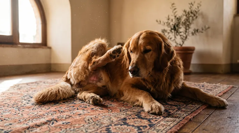 Allergie autunnali nel cane: acari, muffe e prurito
