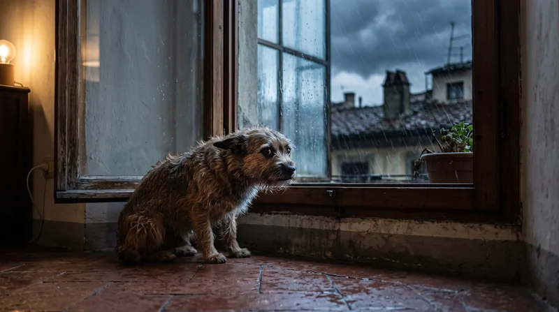 Il cane ha paura dei temporali: cosa fare davvero
