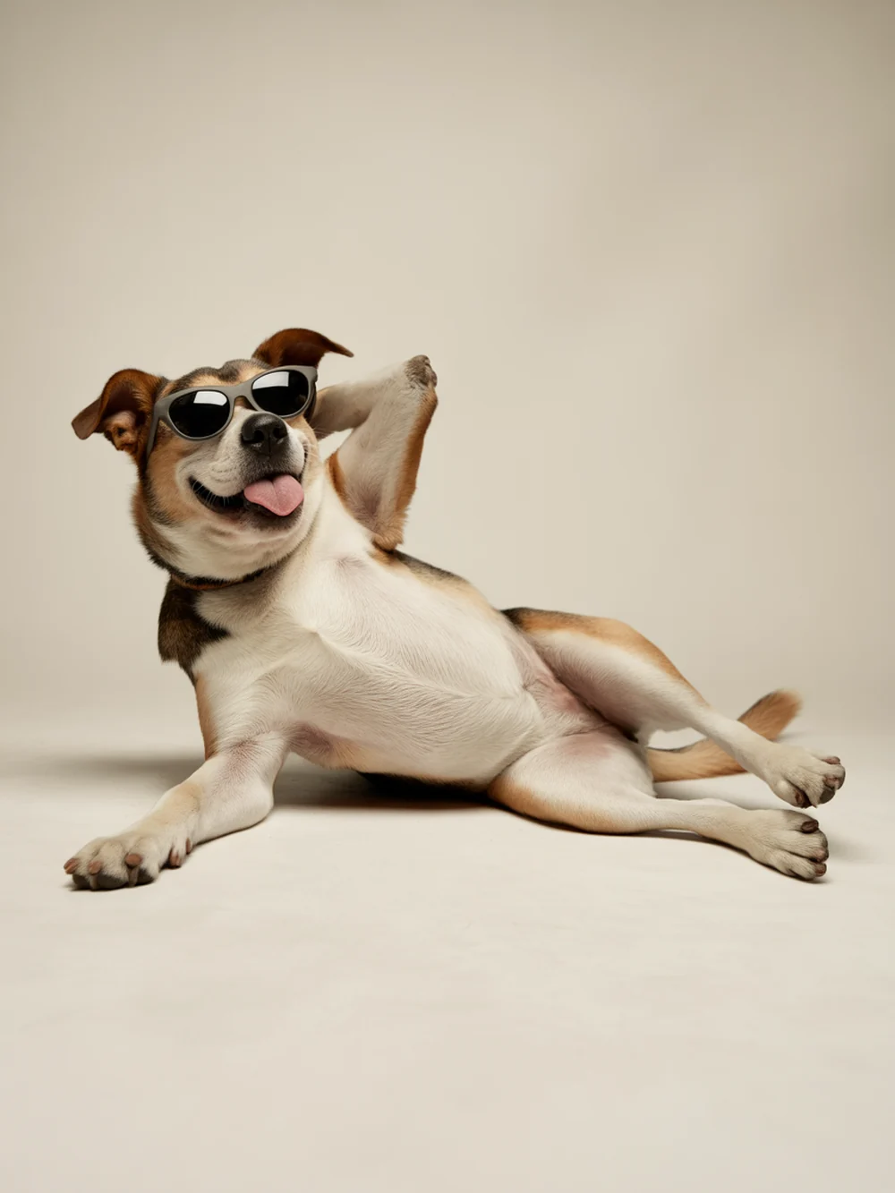 Cane con occhiali da sole, rilassato — DOGZN Monza
